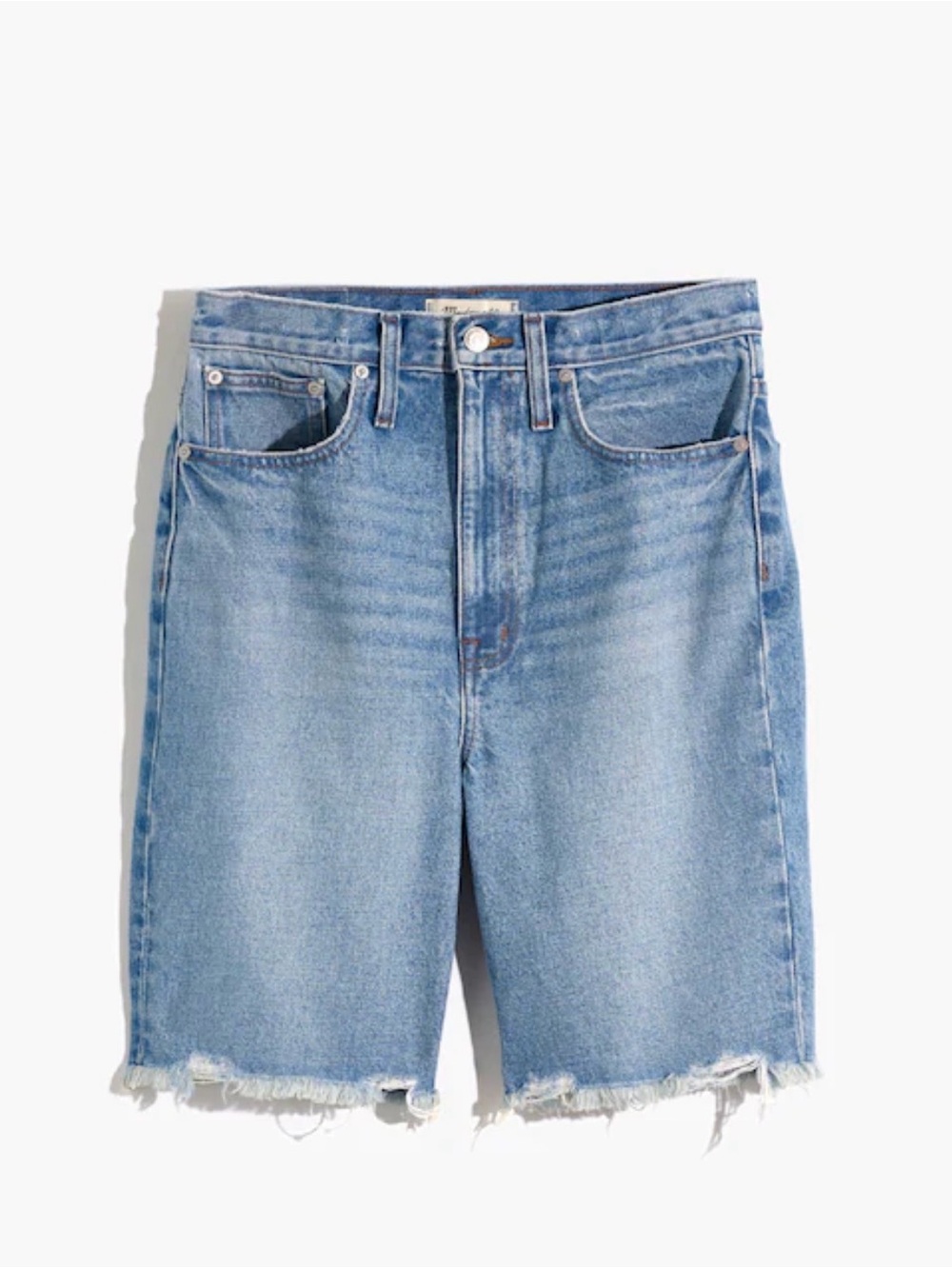 Madewell
High-Rise Long Denim Shorts in Hedrick Wash